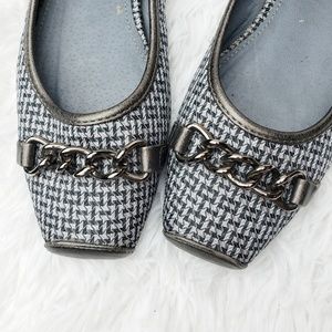 Coconuts Linda Chain Houndstooth Flats